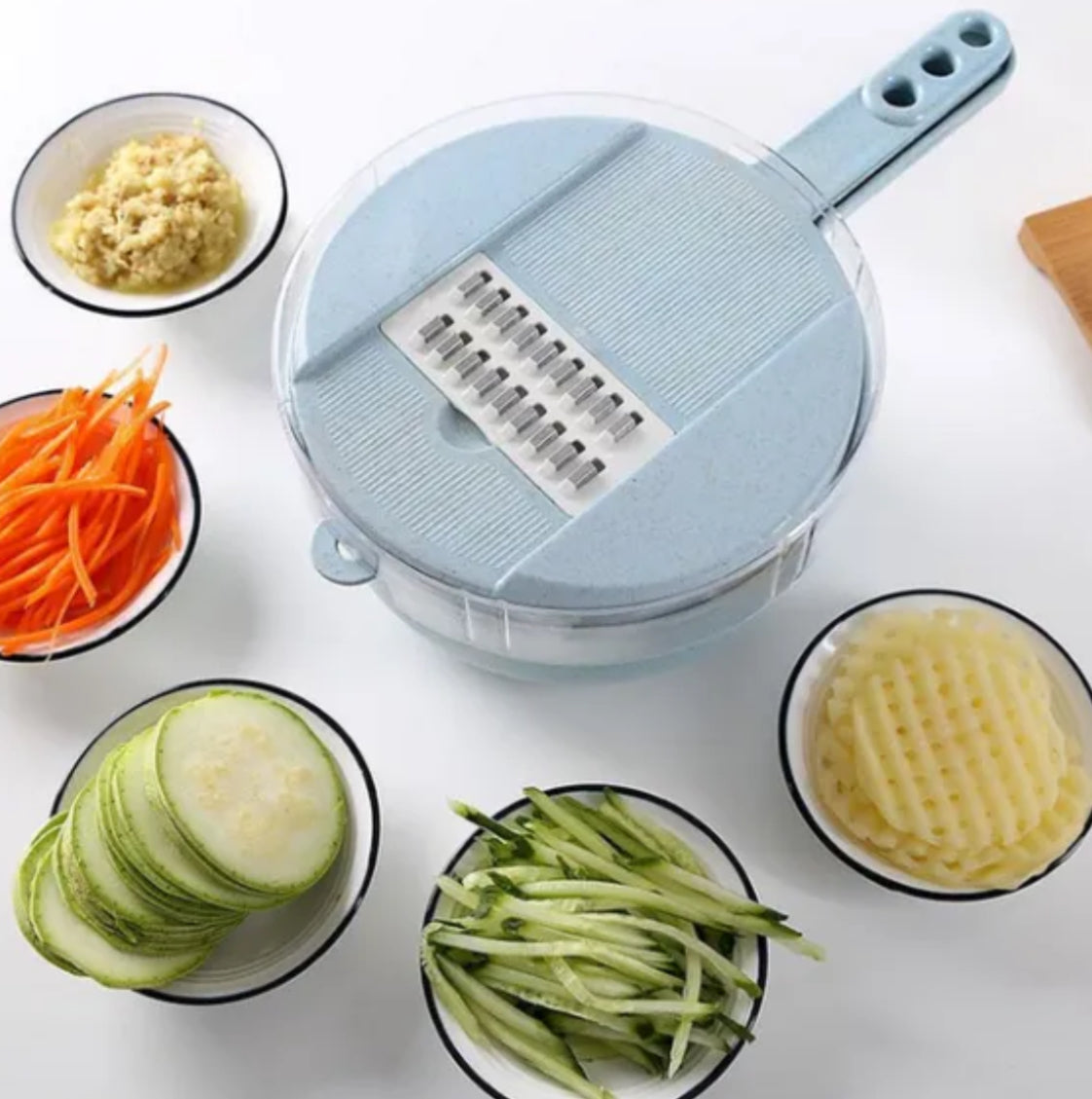 8 In 1 Vegetable Slicer Potato Peeler Carrot Onion Grater With Strainer Vegetable Cutter